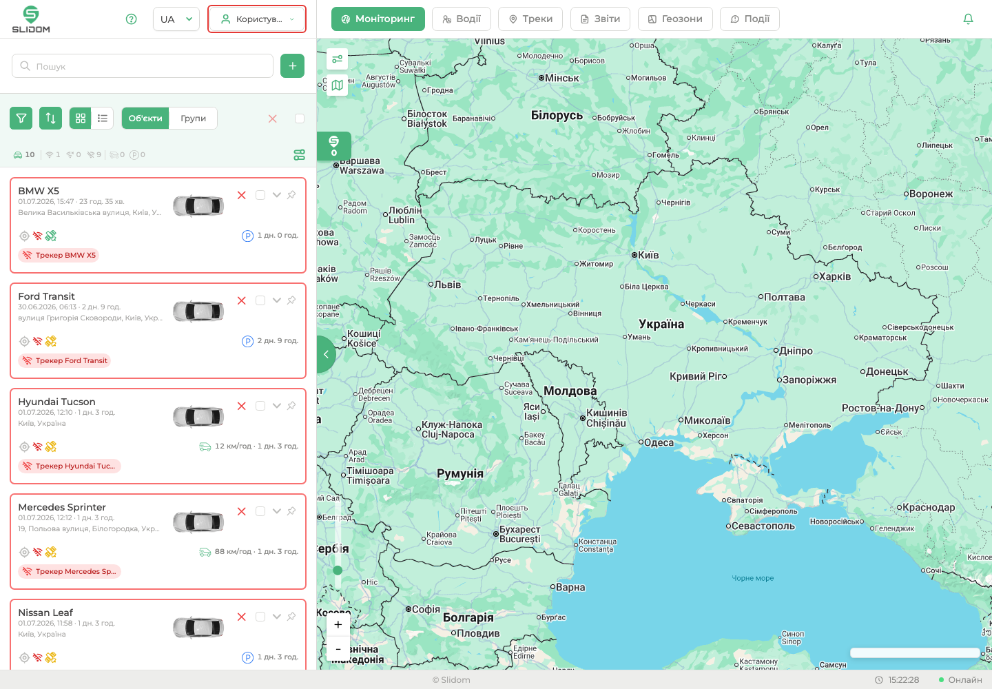 Плашка користувача